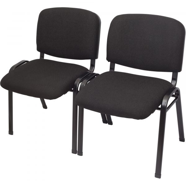 black stackable chairs