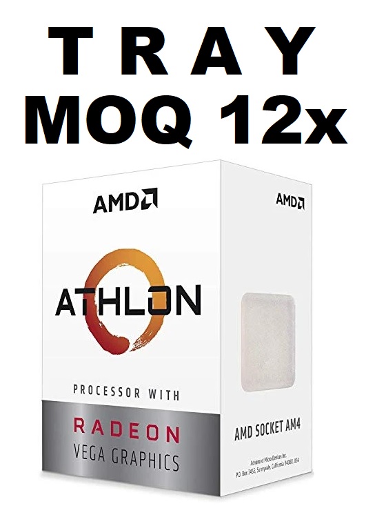 (MOQ 12x If Not Installed On MBs) AMD Athlon 3000G 