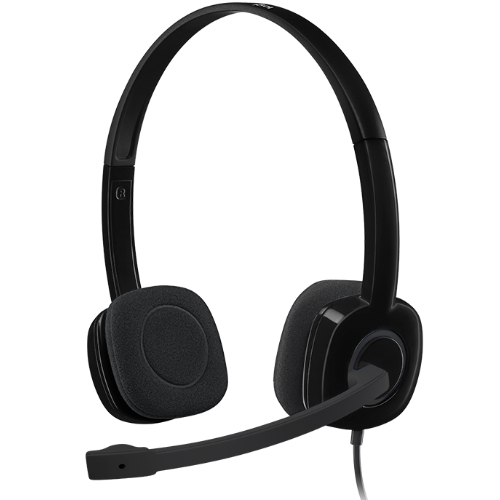 Logitech H151 Stereo Headset Light Weight Adjustable